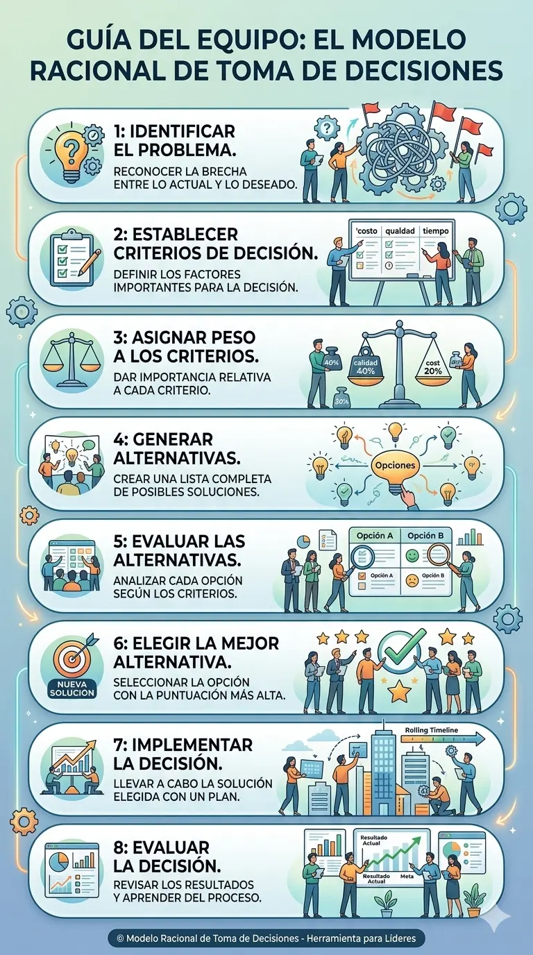 Guía 8 pasos para mejores decisiones